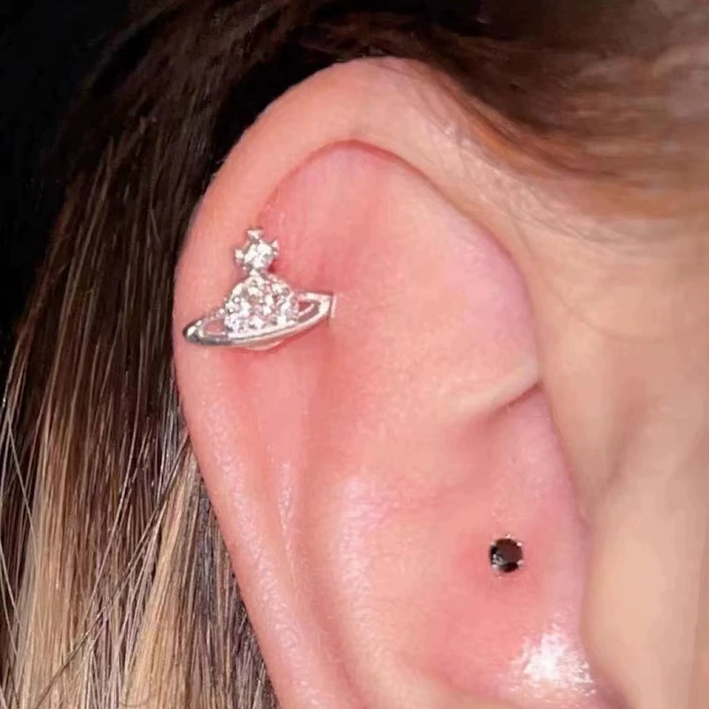 Серебряная игла, цирконий, маленькие изысканные серьги, серебро 925 образец