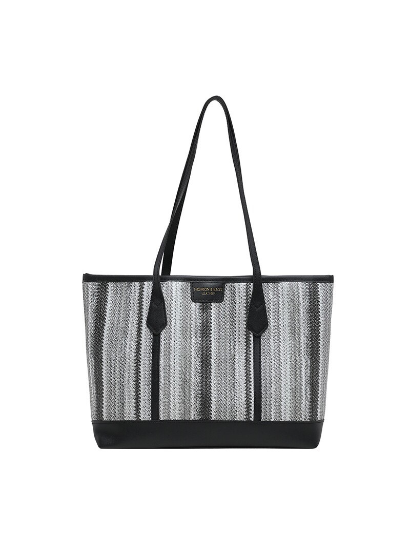 2026 nueva bolsa de tejido de gran capacidad de viaje mochila de hombro universal bolso coreano osos colgante moda