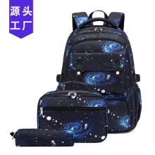 跨境新款儿童小学生书包一二三到六年级背包大容量男孩双肩包批发