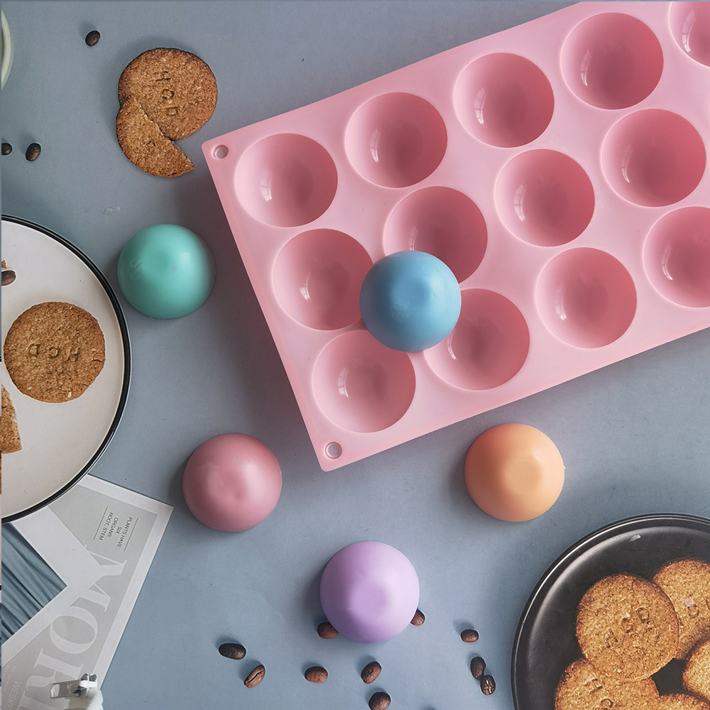 15 líneas de pastel de chocolate 436 molde de silicona molde de jalea torta molde de pan herramientas de horneado