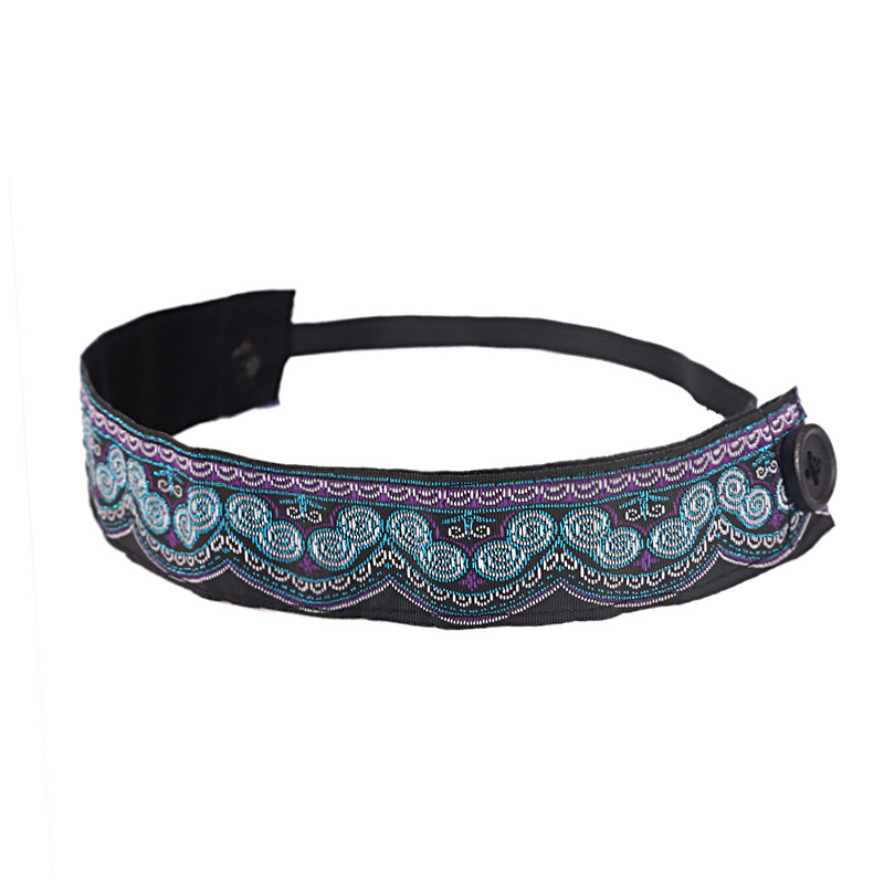 Oido transfronterizo anti-apriete máscara botón diadema borde ancho cinta enfermera máscara banda de pelo Simple deportes headwear