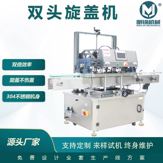 工厂定制多功能双头旋盖机 全自动封口机智能全自动双头旋盖设备