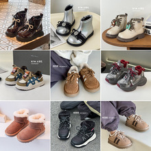 清仓 处理 秋冬款 儿童棉鞋 皮靴 老爹鞋