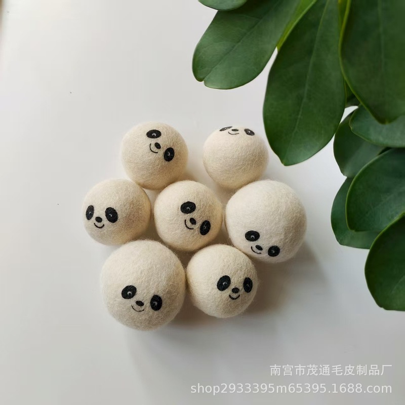 跨境新西兰干燥羊毛球烘干机专用球防静电除皱各种规格毛毡洗衣球|undefined
