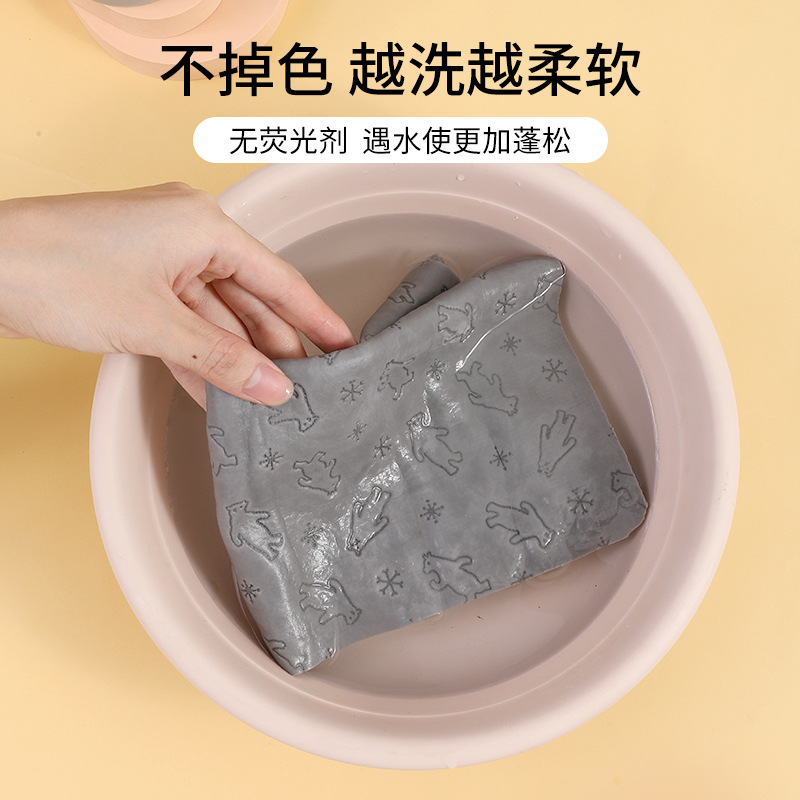 Nuevo PVA Toalla de piel de ciervo artificial para mascotas Toalla de perro absorbente de secado rápido Toalla de baño de limpieza de gato suministros