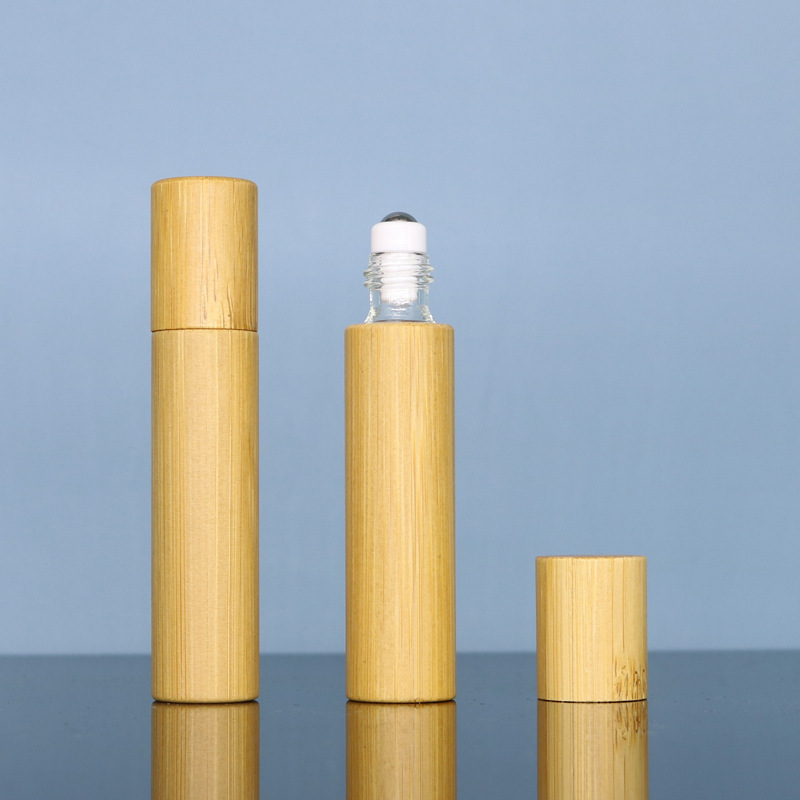 竹木ボールボトル1ml 3ml 5ml 10ml竹製ビーズボトル竹蓋精油ボトル分注ボトル竹瓶|undefined