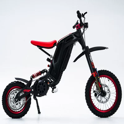 Elektrikli motosikletlər Electric Off-Road Motorcycle - racing-red