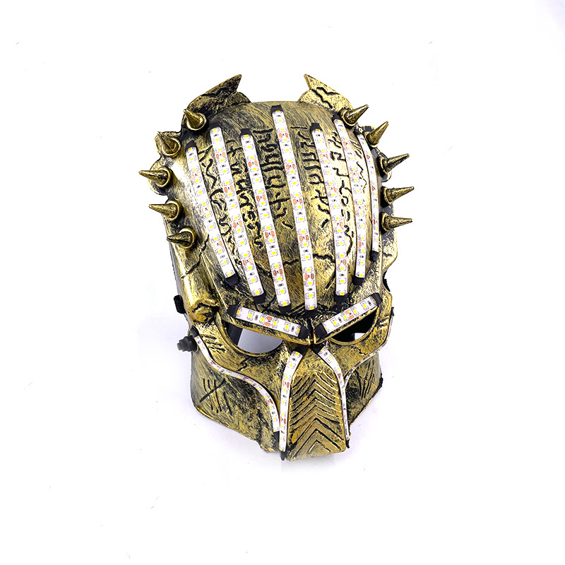 #207 12V-LED铁血战士面具-暖白色