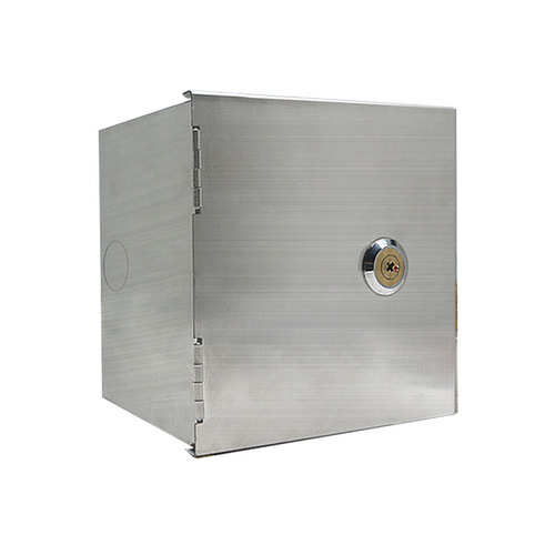 Outdoor type 86 stainless steel exposed and concealed waterproof box, special power switch protection box, anti-theft locked socket box