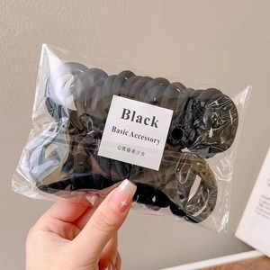 Caricatura encantadora anillo de pelo pulgar no daña el cabello de los niños correa de correa pequeña cuerda de cabello para niñas cuerda de cabello