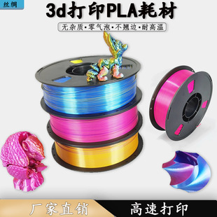 3D Printing Consumables PLA Neat Line High Toughness 3d Printing Consumables 1.75mm Silk/Gradient/Material