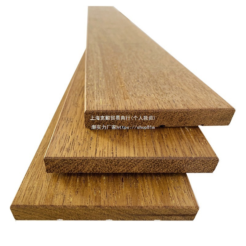 防腐木露台印尼菠萝格印茄木户外板材庭院栈道阳台地面改造垒德株