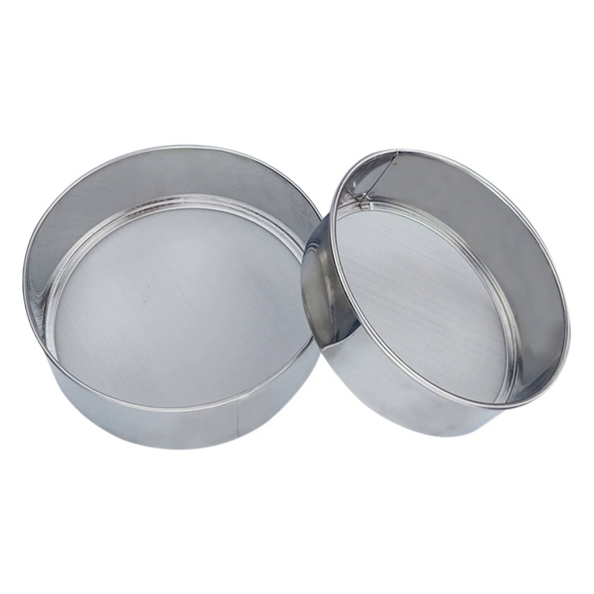 Фабрика прямой нержавеющей стали муки сито круглой поверхности Ло Фильтр 40 сетка фильтра утечки сетки кукурузное сито кухня Выпечка