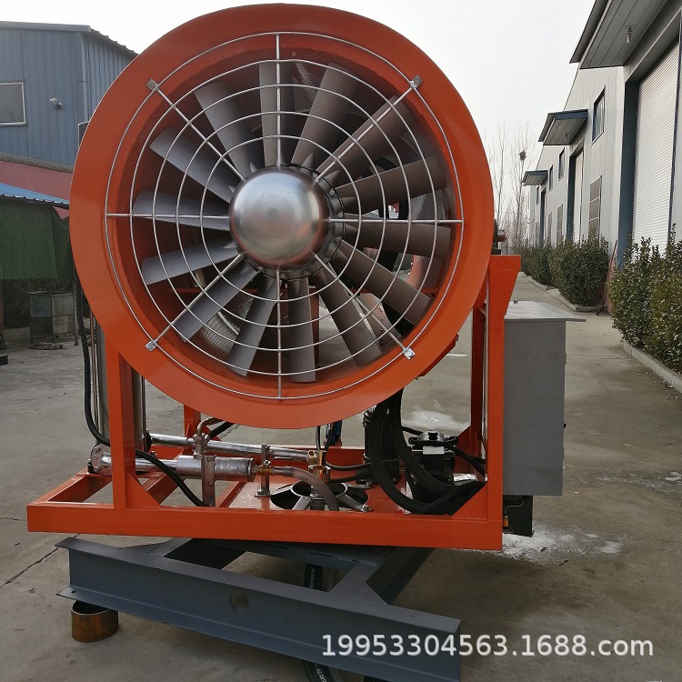 90米移动式雾炮机 矿用自动洒水降尘装置 陕西雾炮厂家