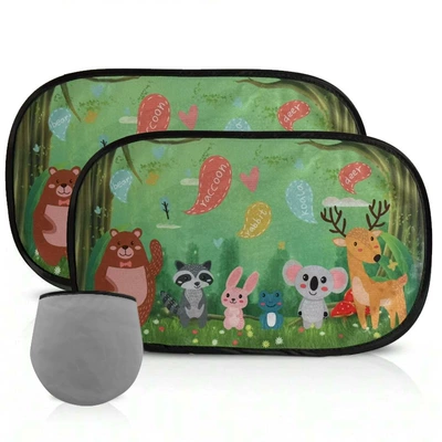 Sun shade, sun shield electrostatic film sun - 3-autumn-animals