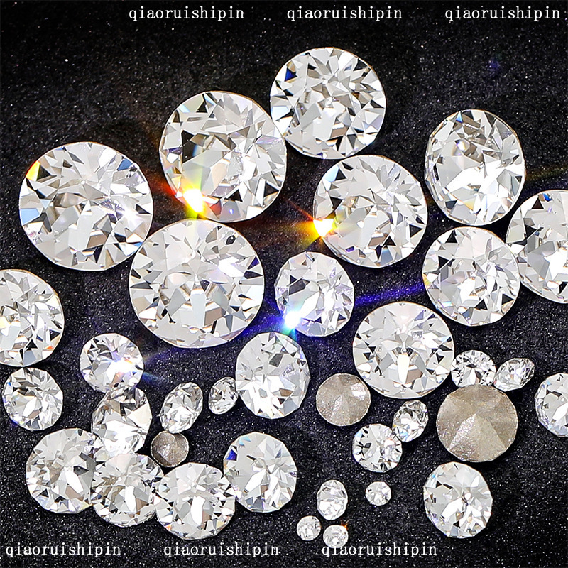 Swarovski nail jewelry genuine goods Chinese diamond Super Flash Crystal pointed white diamond nail decoration nail accessories