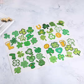 亚马逊帽子四叶草St.Patrick's Day圣帕特里克节贴纸