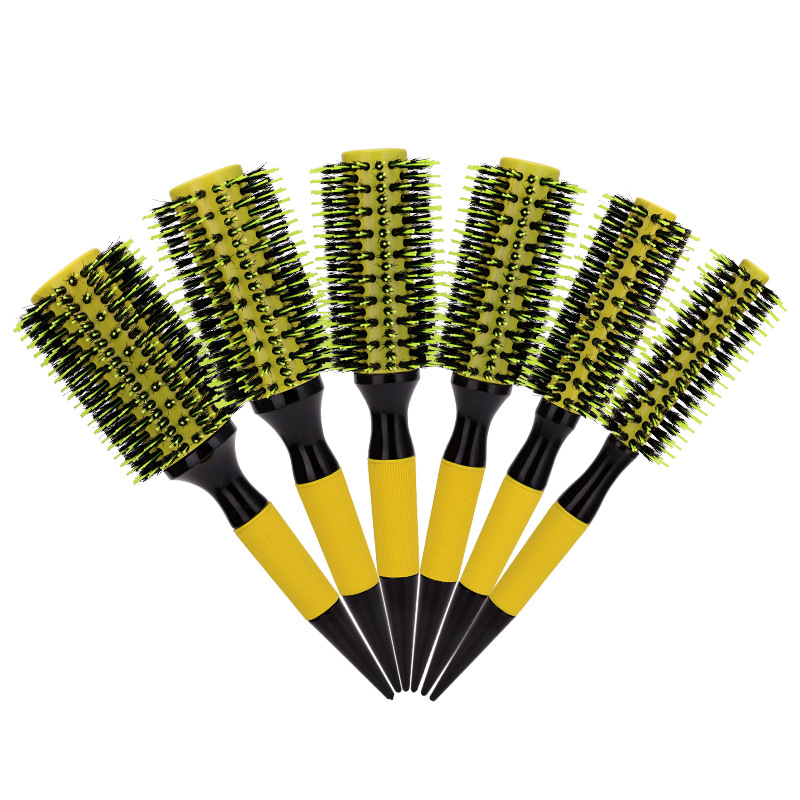 Comercio exterior caliente-Venta de cerdas tubo de aluminio rodillo peine rizador de pelo peine rodillo redondo peine peluquería peine especial para el cabello peine