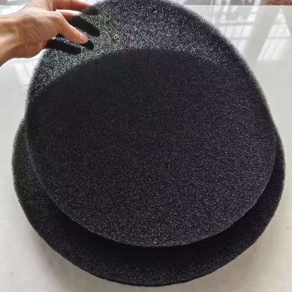 供应饮用水pp纤维过滤棉片净水器可替换滤芯圆形花洒水龙头过滤棉