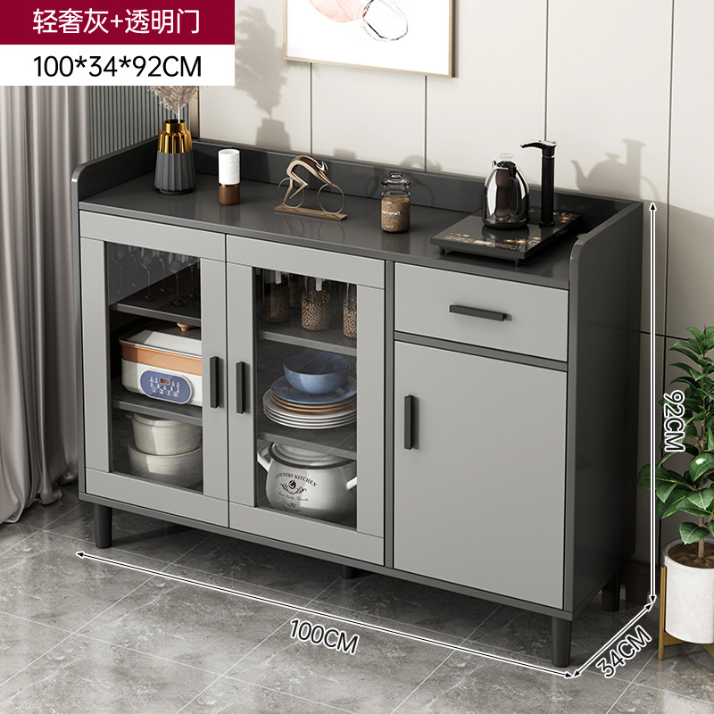 Gabinete de té, armario de comedor contra la pared, armario de almacenamiento integrado, armario de almacenamiento de sala de estar, armario de comedor, armario de preparación de la oficina, armario de té