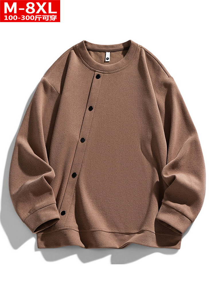 Demi-season fashionable knitted sports sweatshirt with a round…