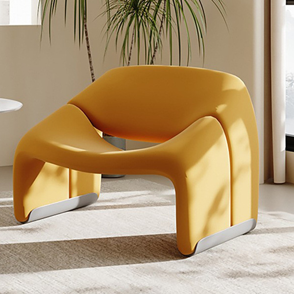 Francés color crema insofá perezoso salón de belleza club pequeño sala de estar mesa de negociación combinación de sillas