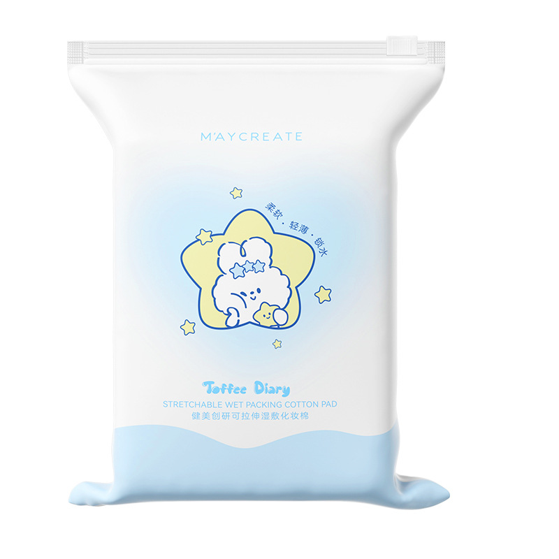 Wet cotton pads, thin moisturizing toner, face mask