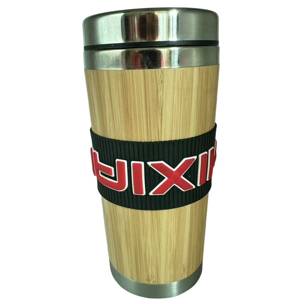 Taza de aislamiento de concha de bambú inteligente de comercio exterior 304 Taza de agua de madera de bambú Taza de bambú Concha 30 Taza de automóvil Taza de café de bambú al por mayor