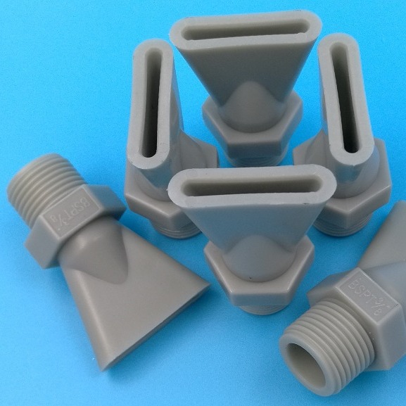 郑州2分3分4分6分洒水车鸭嘴喷头 扁嘴喷头喷嘴 塑料聚丙烯PP