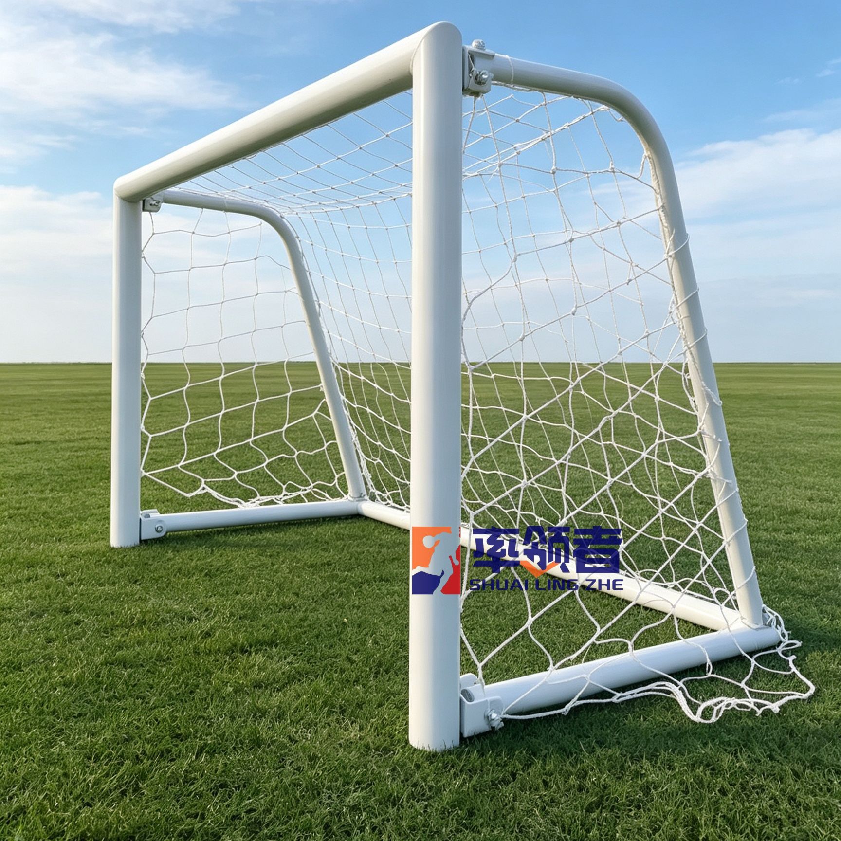 Portería de Fútbol Móvil de Aleación de Aluminio con Ruedas para Entrenamiento y Competición
