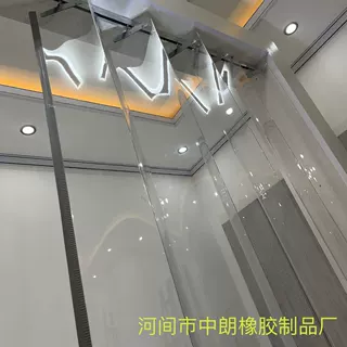 定制门帘防寒保暖软门帘商超pvc隔断透明折叠门帘保暖仓库防尘帘