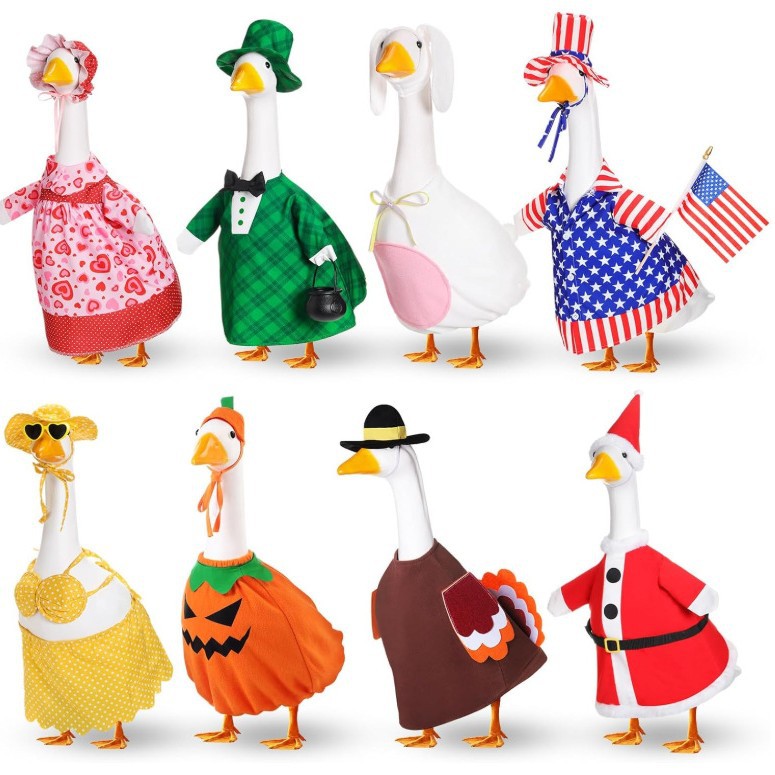 Halloween Spooky Lawn Goose Festival Costume Set