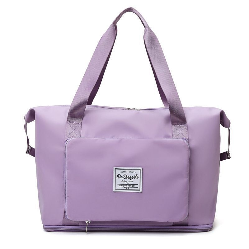 Folding Travel Storage Bag with Large Capacity, Dry and Wet Separation, Suitable for Business Trips, Fitness, Maternity, and Sports; Portable Luggage Bag
