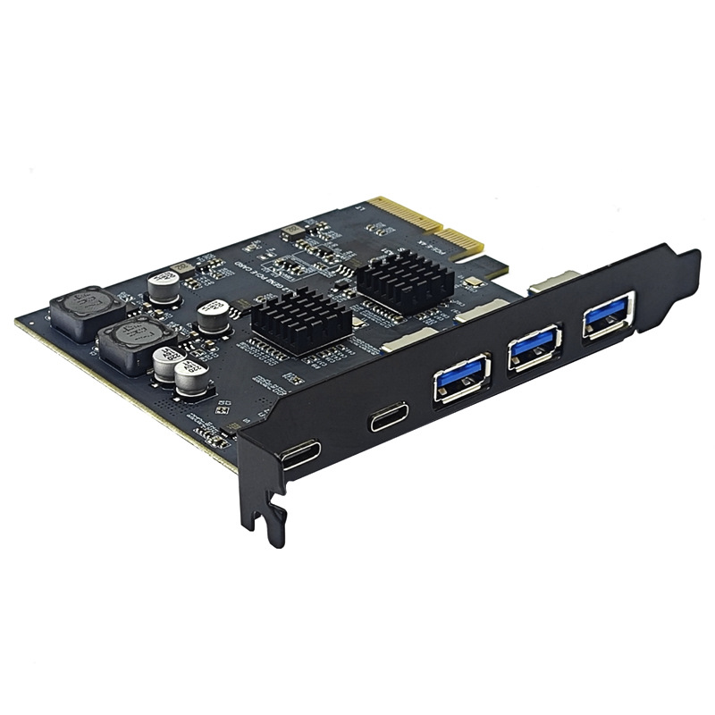 USB3.2��չ��GEN2 10Gbps PCI-E 4Xת��TYPE-C��˶ASM3142оƬ5��