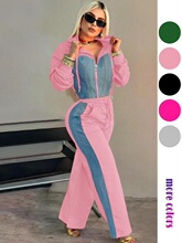 U 33050 Fashion Casual Hoodie Jeans Set �W���L�l�����b
