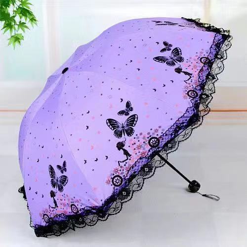 Butterfly Lace Print Parasol, Rain or Shine Umbrella 70% off Wind-Resistant and Sunscreen Black Plastic Umbrella Factory Direct Sale Butterfly Lace Print Parasol, Rain or Shine Umbrella 70% off Wind-Resistant and Sunscreen Black Plastic Umbrella Factory Direct Sale