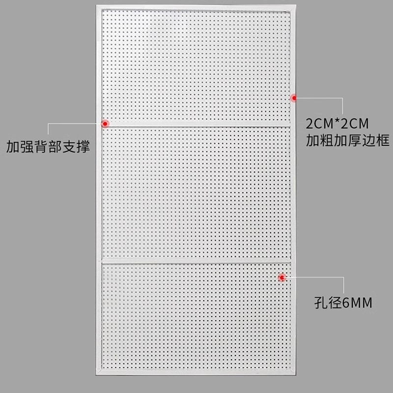 ✅Perforated board tool hanging wall panel storage rack stainless steel storage hole board station wall hanging hardware storage display hanging