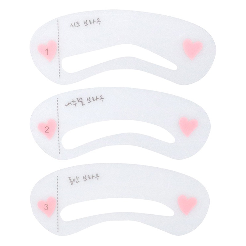 Korean eyebrow card eyebrow card novice auxiliary artifact thrush paste beauty makeup tool one-word eyebrow card eyebrow card natural eyebrow shape