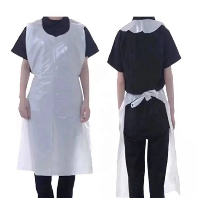 Plastic apron disposable PE transparent hot pot bib catering kitchen…