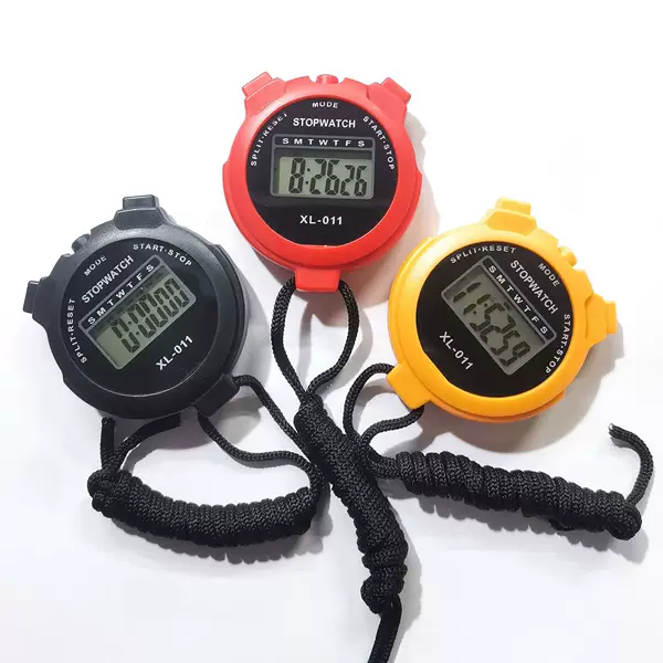 Electronic Stopwatch Fitness Timer Stopwatch Student Running Track and Field Chronograph Training Referee Sports Timer