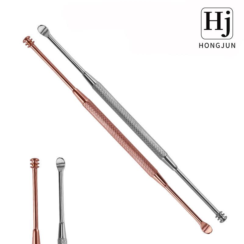Stainless steel double -headed ear spoon manufacturer's new ear…