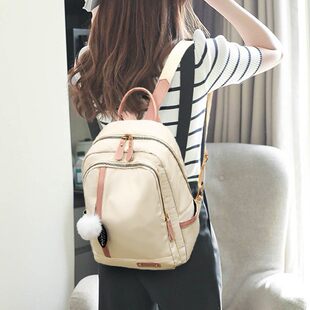 Backpack, shoulder bag for leisure, trend fashionable capacious universal school bag