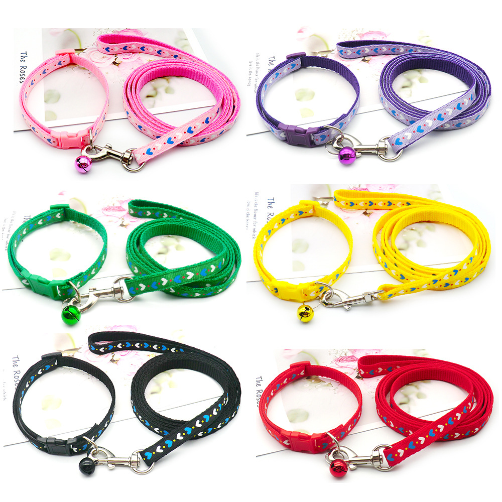 Dog walking dog leash anti-loss dog rope pet supplies cat collar outdoor walking