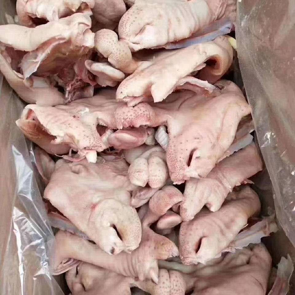 冷冻新鲜内蒙古羊头肉羊脸毛重19斤半熟羊头肉羊头肉饭店食材