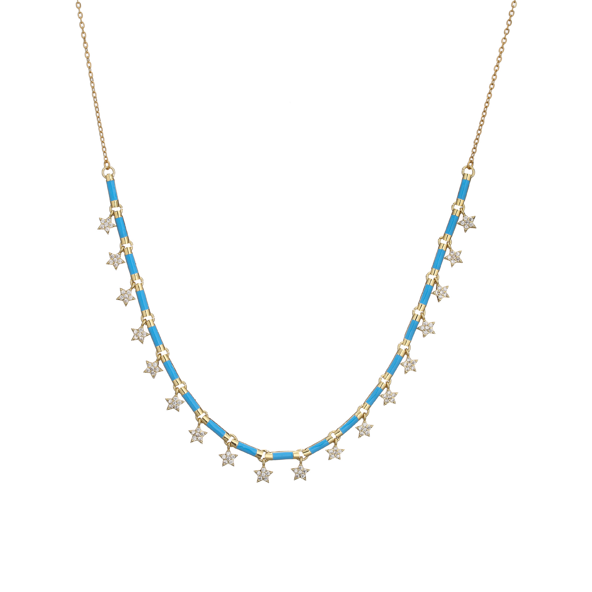 Fashion Star Copper Plating Pendant Necklace 1 Piece