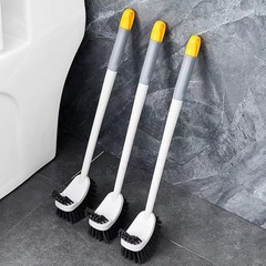 家庭用両面硬毛トイレブラシトイレブラシ浴室しゃがみ長柄プラスチックブラシメーカー卸売在庫