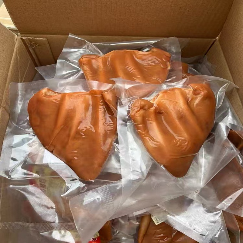 整只猪耳朵无汤汁无耳根酱卤五香熟食真空包装即食猪肉猪头肉商用