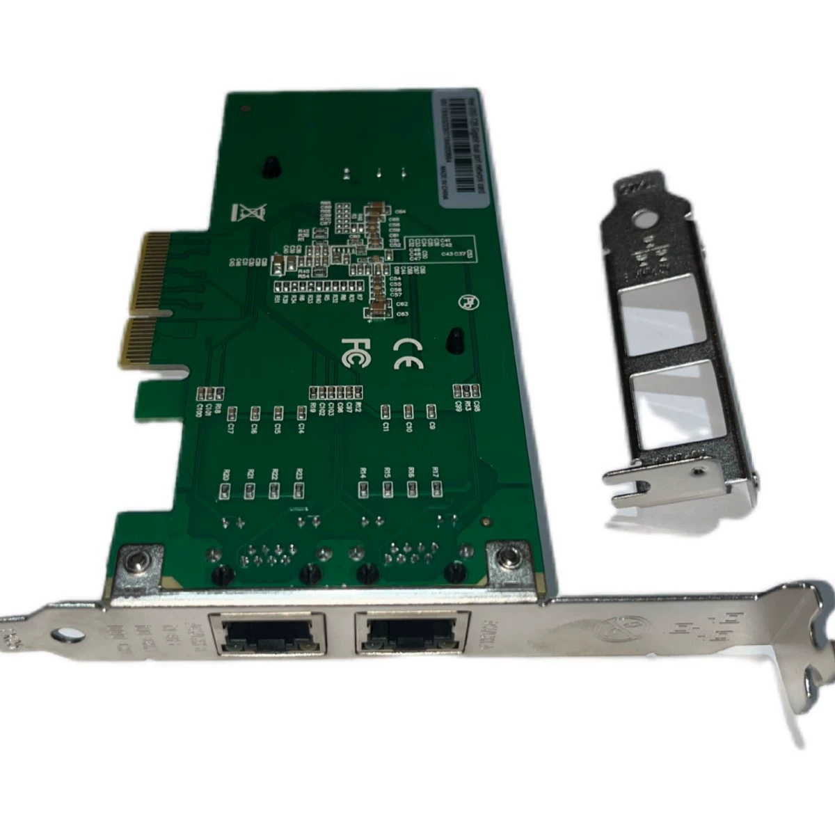 Сетевая карта сервера с двумя портами Gigabit I350 PCIe4x для сервопривода