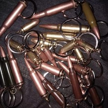 真子弹壳钥匙扣工艺品吊坠挂件射击馆学校户外活动小礼品战狼饰品