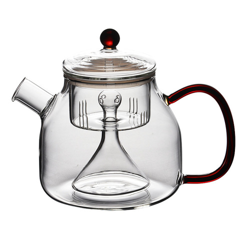 Electric ceramic stove, heat-resistant glass steaming tea kettle, steam tea kettle, black tea, Pu'er kettle, household tea kettle